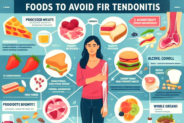 alimentos prohibidos para la tendinitis