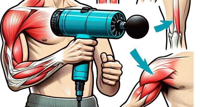 como usar pistola de masaje para las agujetas