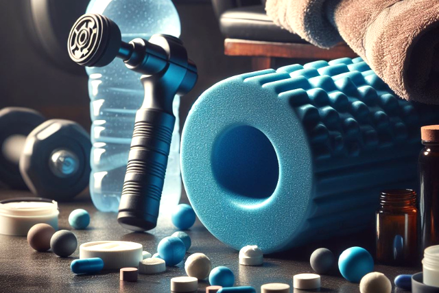 recuperacion muscular eficaz para piernas con pistola masaje